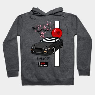 JDM Silvia S13 Black Red Sun Edition Hoodie